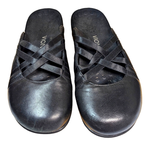 vionic mesh slip on mules